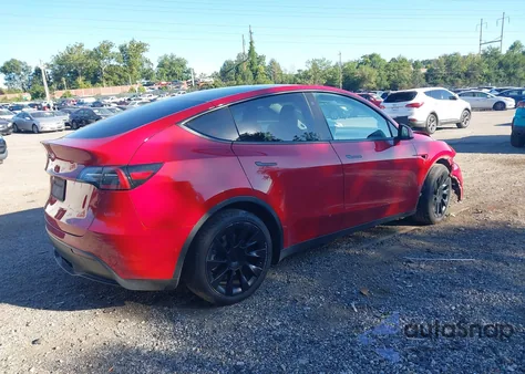 2022 Tesla Model Y Long Range Dual Motor All-Wheel Drive из США, поврежденный, VIN 7SAYGDEE9NF357442